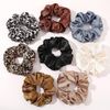 Silk Hair Ties L 2pcs White Pink