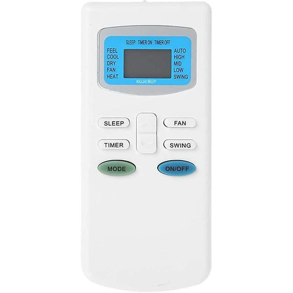 GYKQ-03 Type Air Conditioner Remote Control TCL Klimaire Pioneer Ciac Airton Dronic Fujico Airmaster Ayre Titan Conia Universal China Prize, White