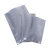 100 pcs Double-Sided Matte Silver Waterproof Single-Use Open-Top Pouch (4x6")