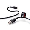 rhinocables - USB to C Cable | Fast Sync & Charge | Braided for Durability | Compatible with Type C Devices | Media Syncing | Network Crossover, Black, 1m