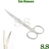 O,r Grade Delicate Micro Ophthalmic Iris Scissors 4" Curved Tip Surgical