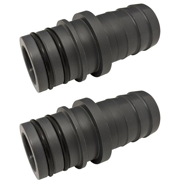 FatSac 1" Barbed to 1-1/8" Quick Connect - 2 Pack