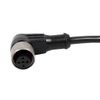 sourcingmap M12 2M Female Right Angle 5 Pin Connector Aviation Socket Electrical Cable