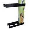 Tin Foil/Cling Film/Grease Proof Paper Mount Bracket Holder Organiser For Kitchen Cupboard Storage Vertical Mount Black