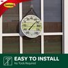 Command Outdoor Medium Window Hooks, Clear, Water-Resistant Adhesive, 5 Hooks, 6 Strips (17091CLRAWVPES)