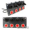 ALTEED Switch Control Panel, 4-Way Operation, Toggle Switch, LED Lighting, Carbon Design Racing Model
