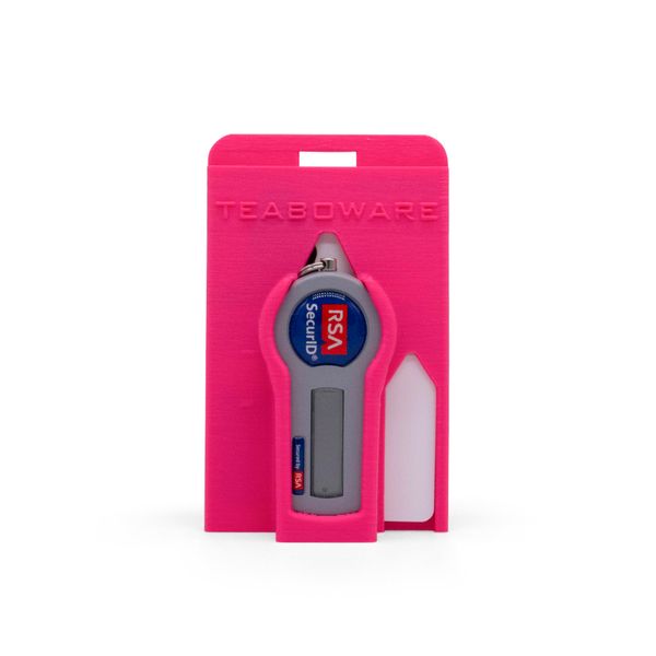 RSA Token Double Badge Holder (Double, Pink)