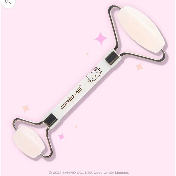 NIB! The Crème Shop x Hello Kitty Love Quartz Facial Massage Roller Limited