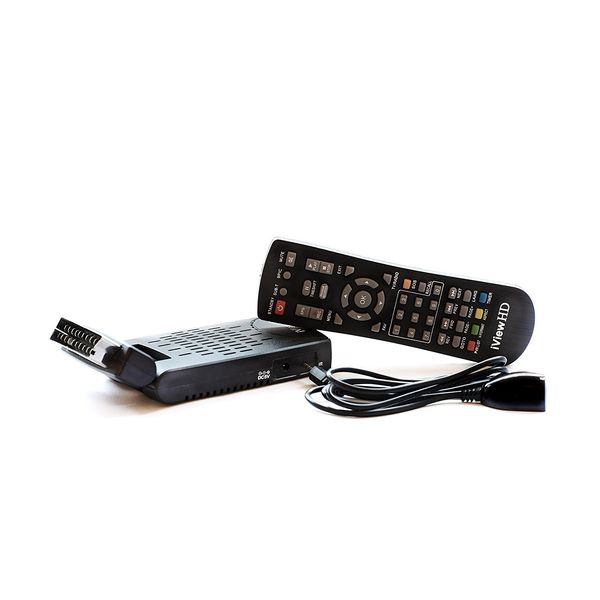 UK Mini Scart FULL HD Freeview Set Top Box Receiver Digi Box Digital TV Tuner Terrestrial USB HD Recorder HDMI or SCART Connections (iView HD Mini)
