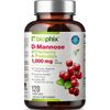 D-Mannose with Cranberry and Probiotics, D Mannose 1000Mg Capsules Serving - ...