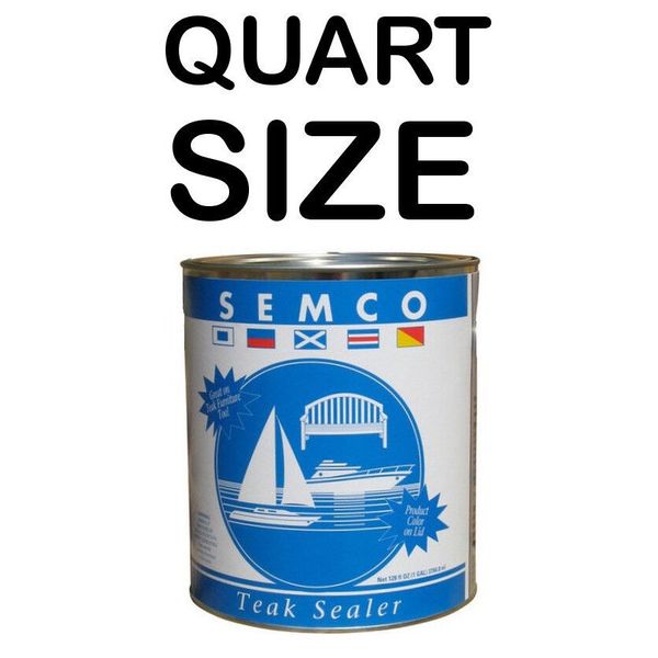 SEMCO TEAK SEALER CLASSIC BROWN QUART TREATMENT SEALANT PROTECTOR PRESERVE