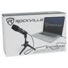 Rockville A-STREAM Streaming USB Recording Microphone + Audio Technica Boom Arm