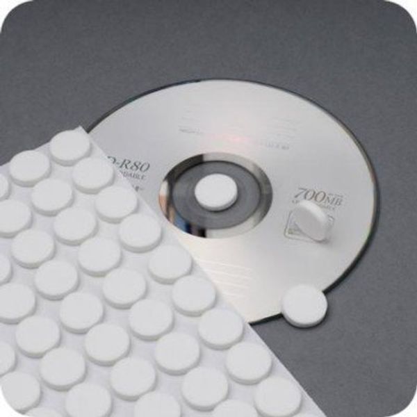 100 CD Klebepunkte Hartschaumpunkte Haltepunkte weiß