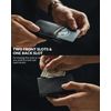 VULKIT Leather Wallet RFID Blocking Automatic Pop Up Business Card Case for Cards & Notes