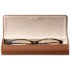 MIDI MIDI Glasses Case, Elegant Slim Hard Case (case-003), Braun