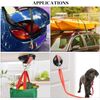 oumuik 3 Pack Suction Cup,Awning Suction Cups with 6 S-Hooks Suction Hooks，3-D Ring Clip