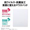 BUFFALO BSPD17WH Antiviral Antimicrobial Mouse Pad White