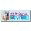 24" Soft Serve ICE Cream Decal Sticker Shop Parlor