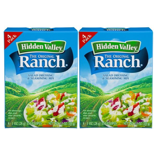 Hidden Valley Original Ranch Seasoning and Salad Dressing Mix, Eight 1 Ounce Packets (8 Packets Total)