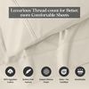 Superior 1200 Thread Count 100% Egyptian Cotton, Soft and Breathable, 2-Piece King Pillowcase Set Solid, Ivory