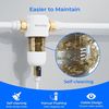 Waterdrop Spin Down Sediment Filter,Flushable Pre-Filter System,50 Micron