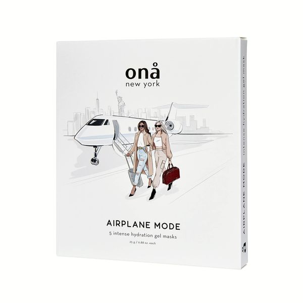 ONA NEW YORK Airplane Mode - 5 Intense Hydration Gel Mask 25 grams each