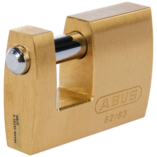 ABUS 11571 Monoblock Brass Shutter Padlock with 8501 Alike Keyed