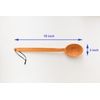 18" Long Handle Wooden Spoon For Deep Pots - Heavy Duty Solid Wood Large Spoon