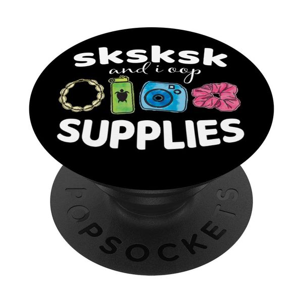 SKSKSK Supplies - Puka Shell Water Bottle Camera Scrunchie PopSockets Swappable PopGrip