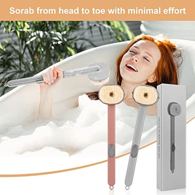 Multifunctional Bath Brush Exfoliate Soap Dispenser