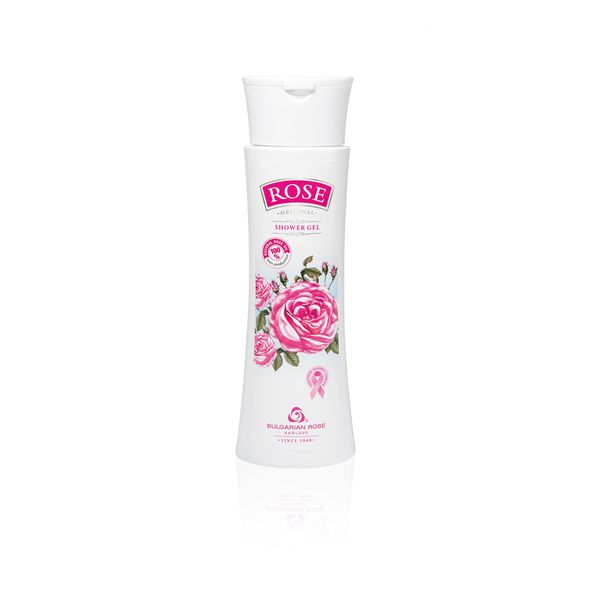 Bulgarian Rose Body Wash with Natural Rose Oil, Moisturizing Rose Shower Gel, Cleansing and Nourishing, Hydrating Rose Water for all skin types