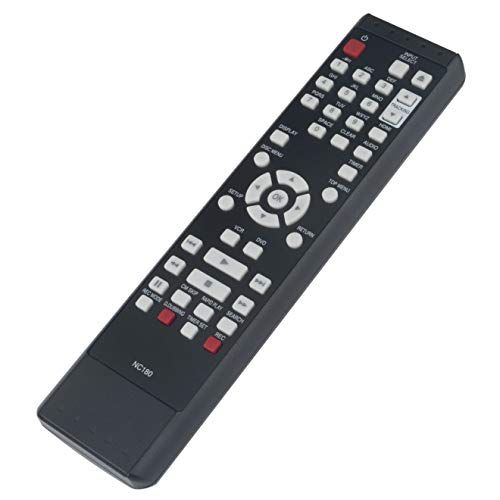 NC180UH NC180 Replace Remote Control fit for FUNAI DVD VCR Combo Recorder DVDR ZV427FX4 ZV427FX4A ZV42FX4A ZV427FX4 A NC184UH NC184