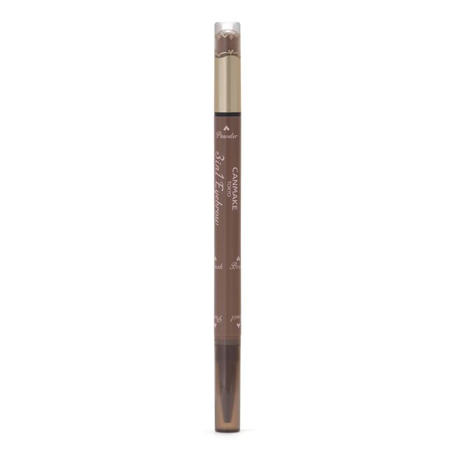 Canmake 3 in 1 Eyebrow 02 Ash Brown Pencil Eyebrow Powder Eyebrow with Brush