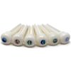 Crosby Slotted Pure Bone Bridge Pins with Abalone Dot Inlay for 6 & 12 String...