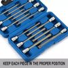 12PCS 3/8" Drive Extra Long Torx Bit Socket Set CR-V S2 Steel 5.9" Le...