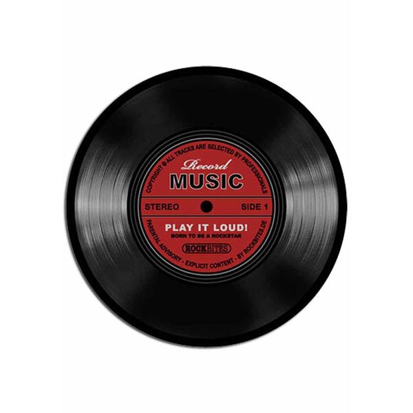 Schallplatten Mousepad Record Music rot
