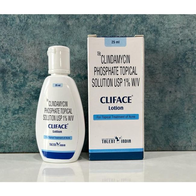 Clindamycin phosphate 1% external solution (same component/content product of Korean Creosinti) 25mg. Acne improvement skin antibiotic 3~6ea, 3ea