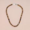 GAVU Men's Crystal Necklaces, Tigers Eye