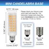 [4 Pack] LED E11 T6 JD 5W 120V 40W 50W Replacement Light Bulbs 3000K Soft White