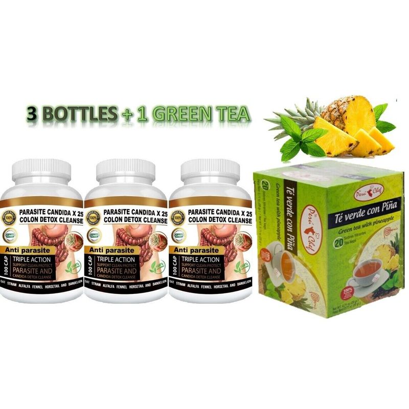 300 Parasite Cleanse DETOX Liver Colon Yeast Blood Support COLON ...