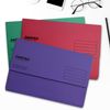 Pack of 100 Orange Card Premium Foolscap Document Wallets