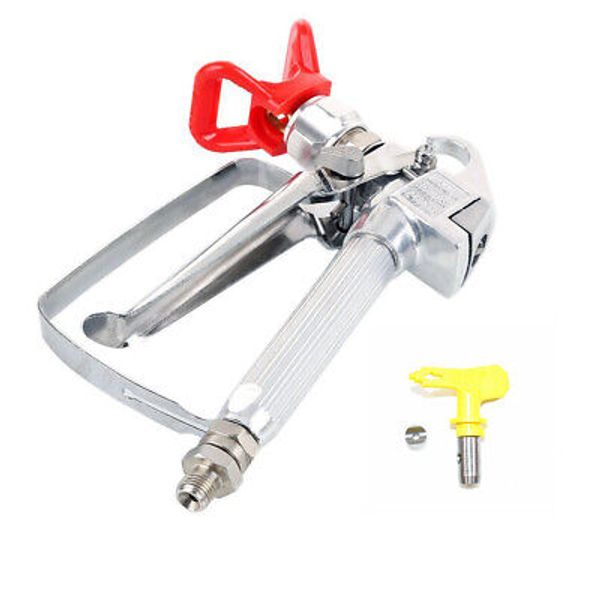 1PACK 3600PSI Airless Paint Spray Gun with 517 Tip & Tip Guard Fit For Sprayers