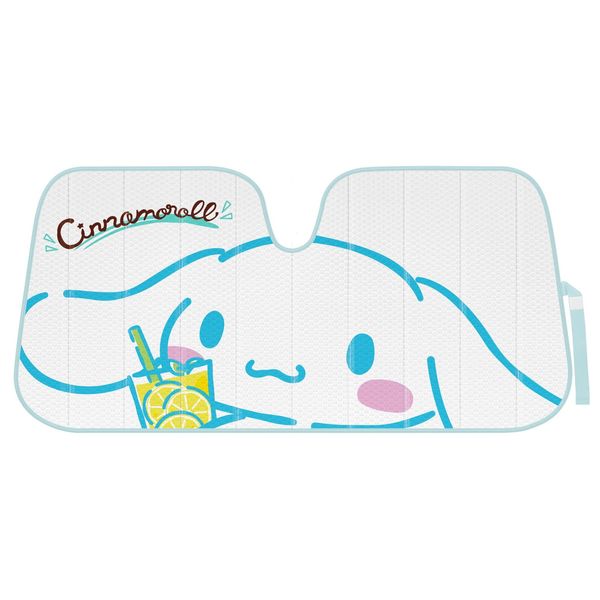 Cinnamoroll Car Windshield Sun Shade Kawaii Lemon Chill Design Blocks UV Rays