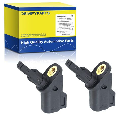 2pcs ABS Wheel Speed Sensor Front Left Right fit for Ford Focus, Escape, Transit Connect, C-Max, Volvo C30, C70, XC60,XC70, S40, S60, S80, V50, V70, Lincoln MKC, ALS557, 1223620