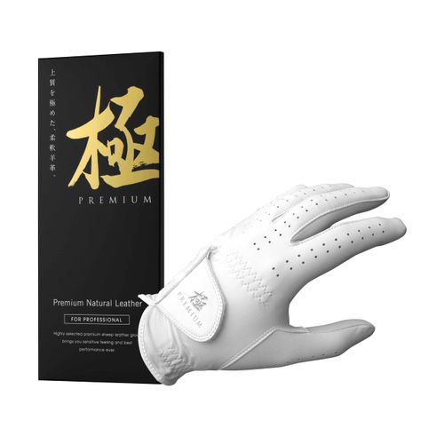 Premium Kiwami Premium Natural Leather Golf Gloves (Competitive Golf Design) Left/Right Hand (For Left Hand, 9.8 inches (25 cm)