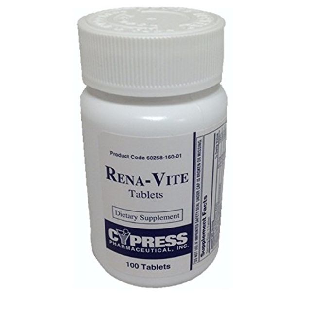 Rena-Vite Tablets, 100 Tablets Per Bottle (3 Bottles)