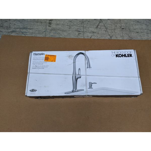 Kohler Hamelin R33446-SD-CP Pull-Down Kitchen Faucet - Poliched Chrome