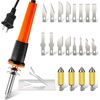 22 Pieces Electric Hot Knife Cutter Tool Kit Include Heat Cutter Multipurpose..