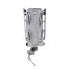 Soft Shell Scorpion -Tall- Pistol Mag Carrier with P1 molle/Stacking Clip (Grey Frame/Grey Shell)