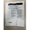EATON BR40LUG 4/0 Lug Adapter Kit  NEW